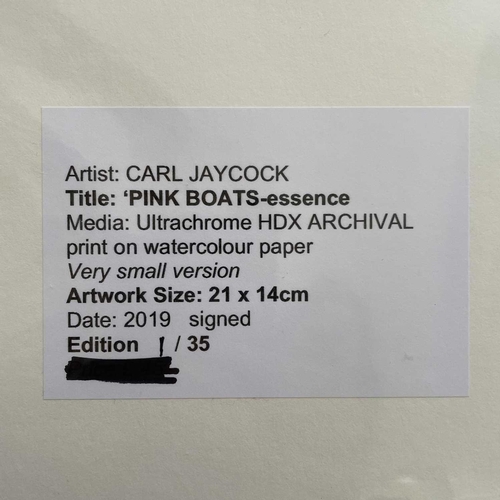 535 - Carl JAYCOCK (1963) Essence Prints HDX archival prints on watercolour paper, each signed and dated 2... 