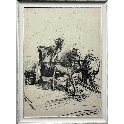 562 - David James CARR (1944-2009) Life Drawing Pencil on paper, 70 x 49.5cm. (2).