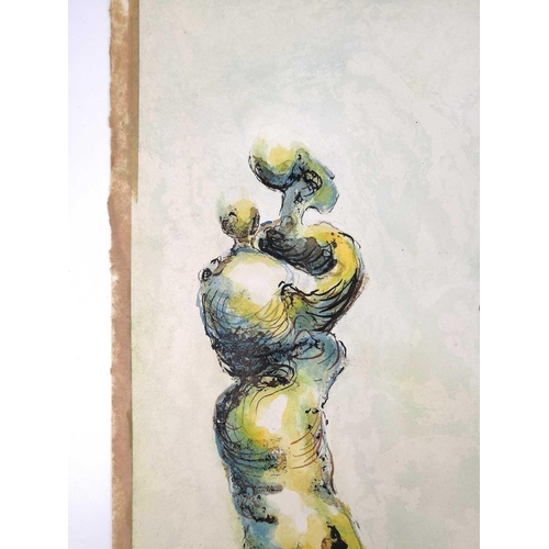 585 - Stella SHAWZIN (1923-2020) Sculptural study Mixed media, signed, 41 x 54cm.