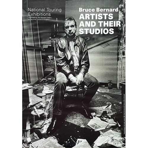 636 - Bruce Bernard - Artists And Their Studios (Francis Bacon) Poster From National Touring Exhibitions, ... 