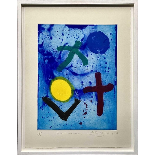 642 - John HOYLAND (1934-2011) Secret Summer, 2006  Etching and aquatint Signed, titled and dated Numbered... 