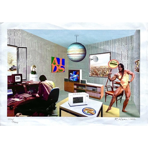 644 - Richard HAMILTON (1922-2011) Just what is it that makes today's homes so different? Digital print, s... 