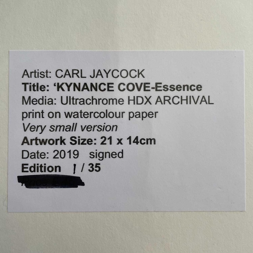 648 - Carl JAYCOCK (1963) Essence Prints HDX archival prints on watercolour paper, signed signed and dated... 