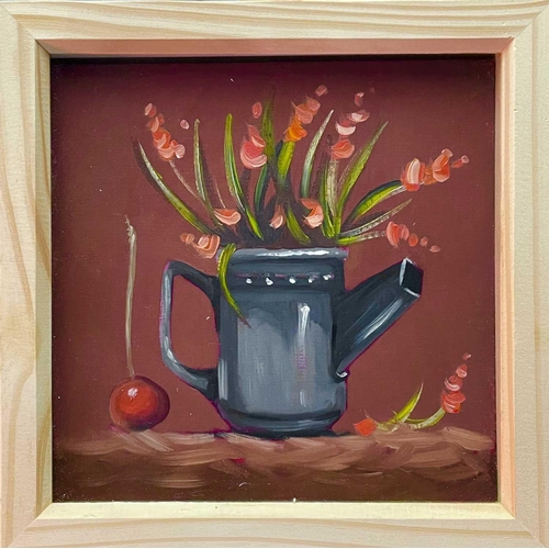 661 - Natasha ARNOLD (XX-XXI) Still Life Oil on board, 20 x 20cm.