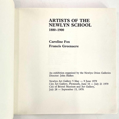 702 - Two publications. Artists of the Nelwyn School (1880-1900). Caroline Fox and Francis Greenacre. Newl... 