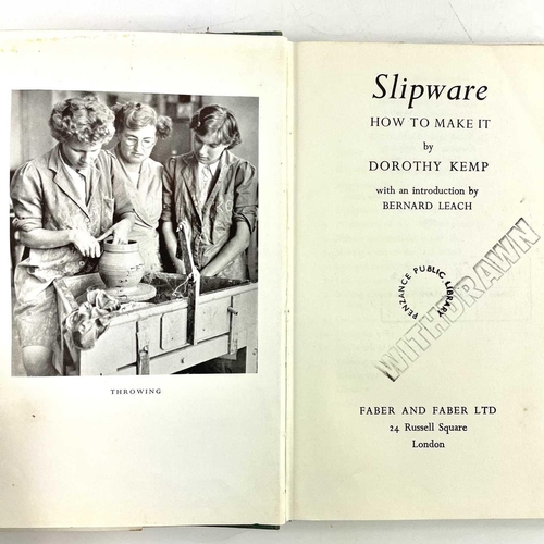 704 - Four publications. The Technique of Pottery. Dora M. Billington. Published 1966 by B. T. Batsford Lt... 