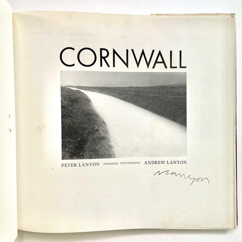 715 - Cornwall. Peter Lanyon, Andrew Lanyon and William Feaver. Published 1983 by Alison Hodge. Signed by ... 