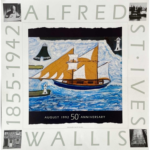 716 - A collection of 26 exhibition posters Artists include Fred Yates, Bernard Leach, Alfred Wallis, Brya... 