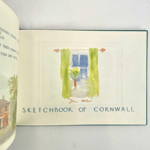 720 - Two publications. Sketchbook of Cornwall. John Miller. Published 1992 by Sancreed Studios. Signed. H... 