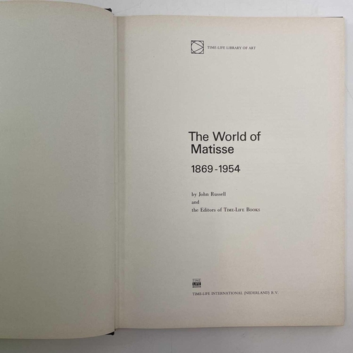 721 - Two publications. The World of Matisse 1869-1954. John Russell and the Editors of Time-Life Books. P... 