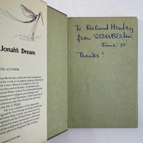 729 - Two publications Jonah's Dream: A Meditation on Fishing. Sven Berlin. Published 1964 by Phoenix Hous... 