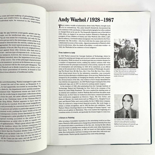 737 - Andy Warhol. Ediciones Poligrafa First published 1996, reprinted 2001. Hardback.