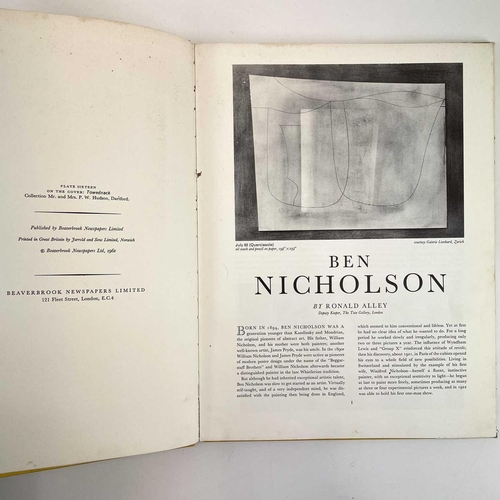 744 - 'Ben Nicholson' From the British Painters series. Published 1962 by Beaver Brook Newspapers Limited.... 