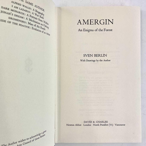 746 - Two publications. Amergin: An Enigma of the Forest. Sven Berlin. Published 1978 by David & Charles L... 