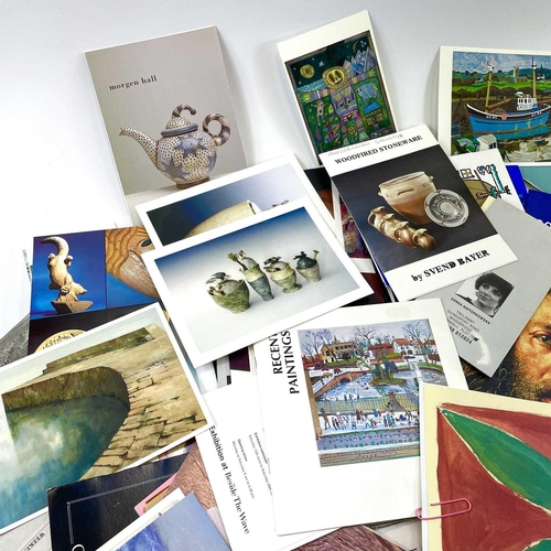 779 - Various exhibition catalogues, posters, postcards etc. Artists include - Breon O'Casey, Fred Yates, ... 