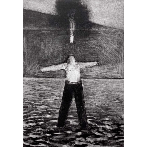 78 - Karl WESCHKE (1925-2005) The Fire Eater (2004) Etching, signed and dated '04, numbered 72/200, plate... 