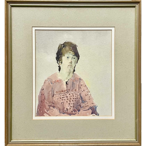 84 - William TUDOR (1920-1990) Brenda Watercolour, 30 x 26.5cm. William Tudor was the Principal of the Pe... 