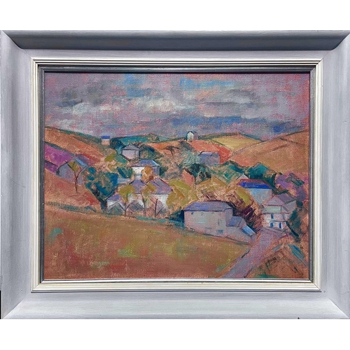 85 - June MILES (1924-2021) French Landscape Oil on canvas, signed and dated '95, 38 x 48.5cm.