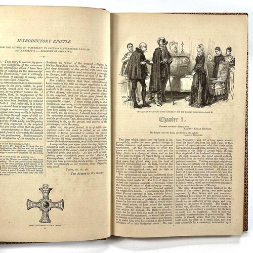 453 - Fine Binding. Sir WALTER SCOTT. 'The Abbot: Being a Sequel to the Monestery,' full red morocco rubbe... 