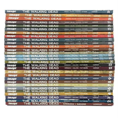 455 - 'The Walking Dead'. A near complete run 1-30. By Robert Kirkman et al, missing vols 18 and 19, with ... 