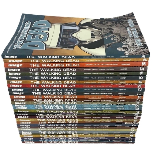 455 - 'The Walking Dead'. A near complete run 1-30. By Robert Kirkman et al, missing vols 18 and 19, with ... 