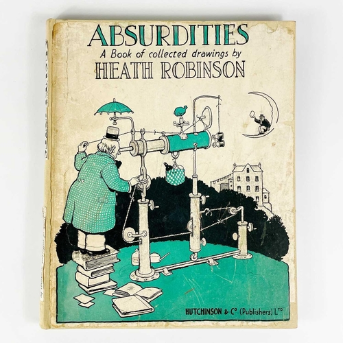 459 - W. Heath Robinson Illustrations. Five works. 'Heath Robinson at War,' thin card wraps, pictorial unc... 