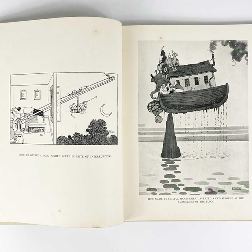 459 - W. Heath Robinson Illustrations. Five works. 'Heath Robinson at War,' thin card wraps, pictorial unc... 