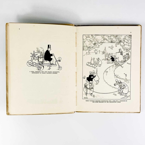 459 - W. Heath Robinson Illustrations. Five works. 'Heath Robinson at War,' thin card wraps, pictorial unc... 