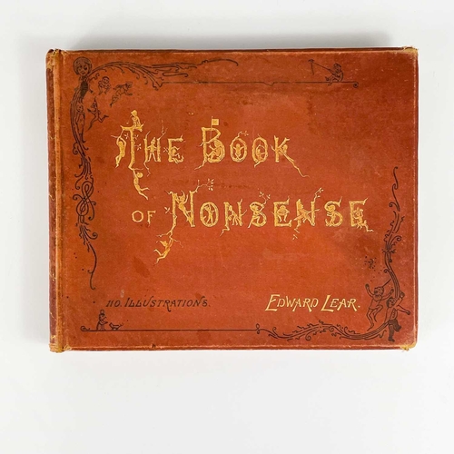 463 - Seventeen illustrated works including Edward Lear. EDWARD LEAR. 'The Book of Nonsense,' twenty-fifth... 