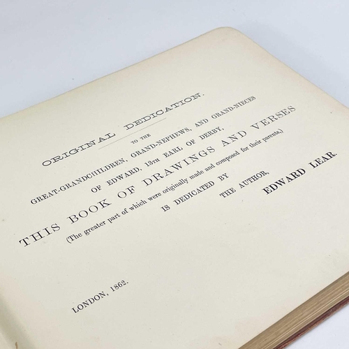 463 - Seventeen illustrated works including Edward Lear. EDWARD LEAR. 'The Book of Nonsense,' twenty-fifth... 