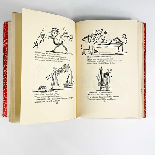 463 - Seventeen illustrated works including Edward Lear. EDWARD LEAR. 'The Book of Nonsense,' twenty-fifth... 