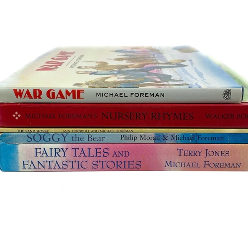 468 - Five Childrens Books 'Fairy Tails and Fantastic Stories' by Terry Jones, 'War Game' by Michael Forem... 