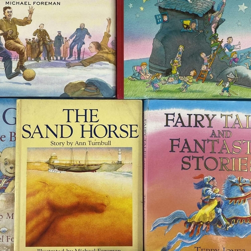 468 - Five Childrens Books 'Fairy Tails and Fantastic Stories' by Terry Jones, 'War Game' by Michael Forem... 