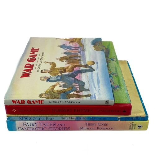 468 - Five Childrens Books 'Fairy Tails and Fantastic Stories' by Terry Jones, 'War Game' by Michael Forem... 