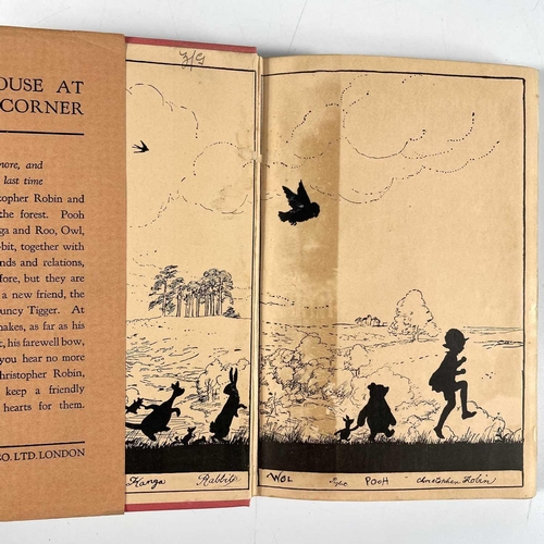 480 - A. A. Milne. 'The House at Pooh Corner Corner,' first edition, original cloth, small nibbles to uncl... 