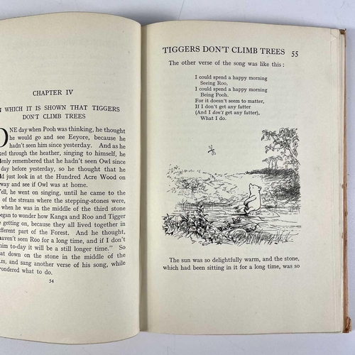 480 - A. A. Milne. 'The House at Pooh Corner Corner,' first edition, original cloth, small nibbles to uncl... 