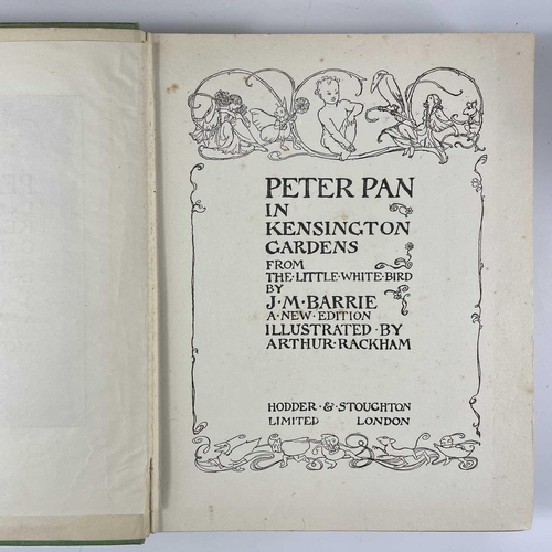 481 - Seventeen illustrated children and adolescent works. ARTHUR RACKHAM illustrations. 'Peter Pan in Ken... 