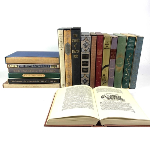 489 - FOLIO SOCIETY The History of Tom Jones by Henry Fielding, together with seventeen other Folio books.