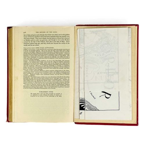 500 - J. R. R. Tolkien first edition. 'The Return of the King,' signature mark '4' to page 49, lacks dj, o... 