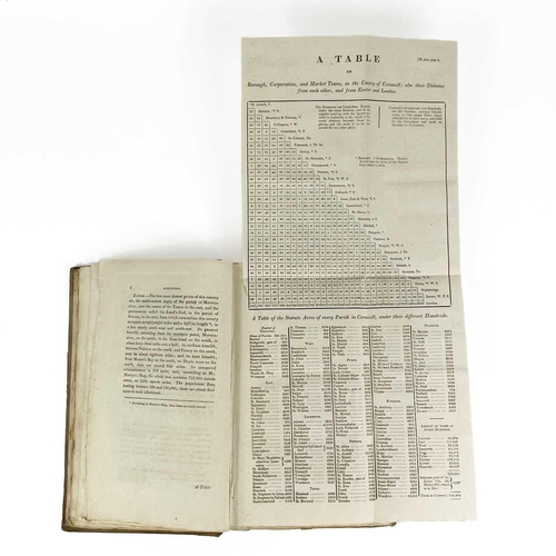 57 - G. B. WORGAN. 'General View of the Agriculture of the County of Cornwall'. Original publishers board... 