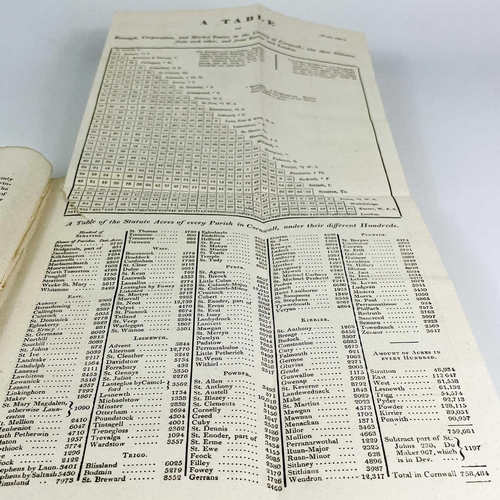 57 - G. B. WORGAN. 'General View of the Agriculture of the County of Cornwall'. Original publishers board... 