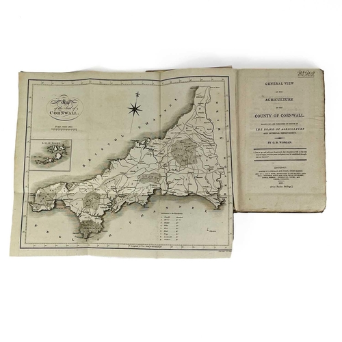 57 - G. B. WORGAN. 'General View of the Agriculture of the County of Cornwall'. Original publishers board... 