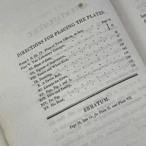 57 - G. B. WORGAN. 'General View of the Agriculture of the County of Cornwall'. Original publishers board... 