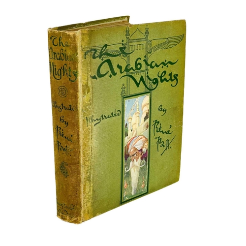 6 - Rene Bull Illustrations. 'The Arabian Nights'. Cheaper reprint, original decorative cloth, staining ... 