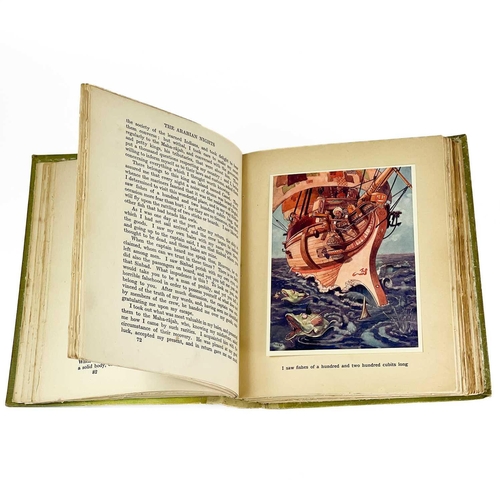 6 - Rene Bull Illustrations. 'The Arabian Nights'. Cheaper reprint, original decorative cloth, staining ... 