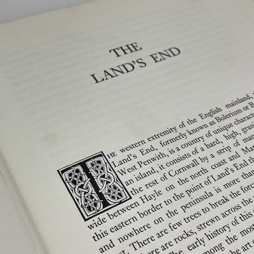 60 - JOHN MICHELL. 'The Old Stones of Land's End,' Original cloth, clipped dj, ex libris ink stamp, some ... 