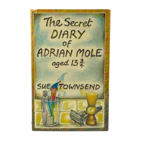 61 - SUE TOWNSEND. 'the Secret Diary of Adrian Mole age 13 3/4'. First edition, original cloth, unclipped... 