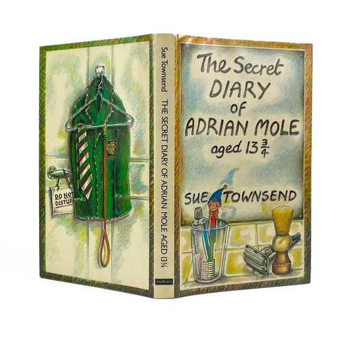 61 - SUE TOWNSEND. 'the Secret Diary of Adrian Mole age 13 3/4'. First edition, original cloth, unclipped... 