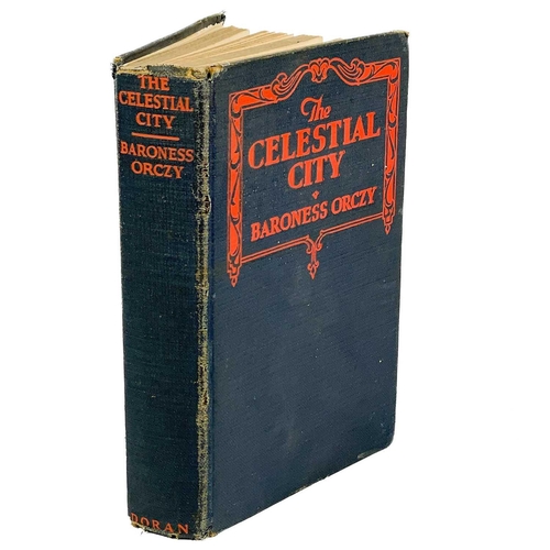 63 - Signed and inscribed Baroness Orczy. 'The Celestial City,' flat signed and inscribed in ink by the a... 