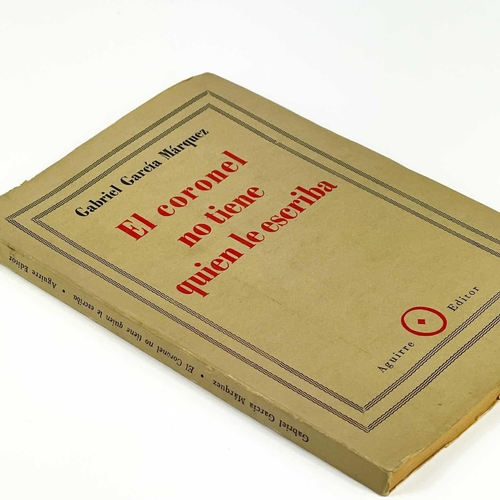 70 - A first edition Gabriel Garcia Marquez. 'El Coronel No Tiene Quien Le Escriba (No One Writes to the ... 